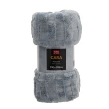 Plaid CARA 150x200cm,  bluish grey