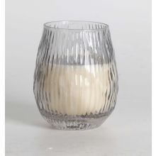 Scented candle in glass NATURE GREEN H10,8cm, Northern Forest