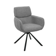 Chair GRANE rotating, grey
