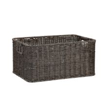 Korv BASILE 33x22xH17cm, tumepruun