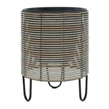 Lillepott WICKER D36xH48cm, beežikashall