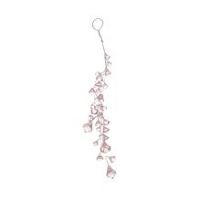 Jõuluehe SHINE H30cm, roosad pärlid