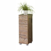 Alumine vannitoakapp ISOLA 30x33xH87cm, helepruun