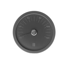 Термометр для сауны RENTO BLACK, D15x2см