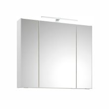 Peegelkapp LED-valgustusega 30-II, 80x16xH70cm, valge läige