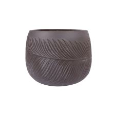 Flowerpot PALM-3, D24xH16cm, brown
