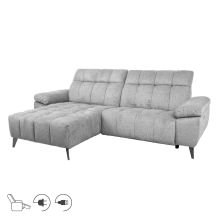 Nurgadiivan LUZERN VN, elektriline recliner, helehall