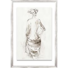 Maal raamiga 50x70cm, naine salliga 2