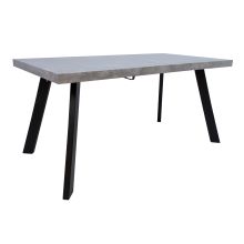 Обеденный стол BRIGIT 159/198x84,5x77см бетон