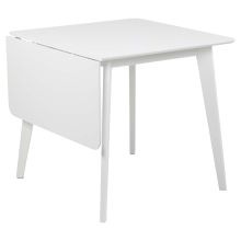 Söögilaud ROXBY 80/120x80xH76cm, valge