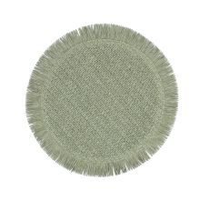 Lauamatt SUZAN D38cm jute, roheline