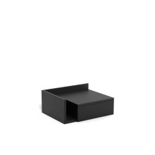 Öökapp ASHLAN 40x32xH16,5cm, must