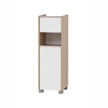 Vannitoakapp JUBA 30x33xH95cm, valge/tamm