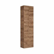 Tall bathroom cabinet 943, 50x33xH186cm, oak