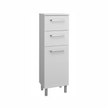 Lower bathroom cabinet 312, 30x33xH100,5cm, white gloss