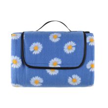 Piknikutekk 4Living DAISY 130x150cm, sinine/karikakrad