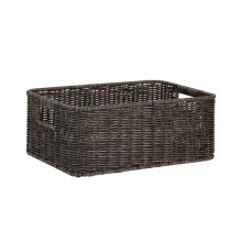 Korv BASILE 31x21xH12cm, tumepruun