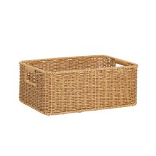 Korv BASILE 37x27xH15cm, helepruun