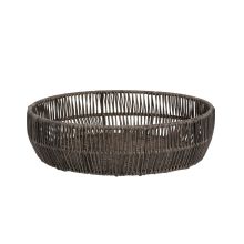 Basket BASILE D36/32xH10cm, dark