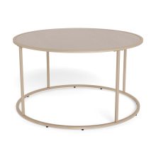 Coffee table SEAFORD D80xH45cm, grey