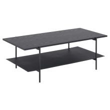 Журнальный столик ANGUS, 115x60xH40см, черный