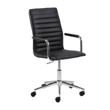 Desk chair WINSLOW black/chrome
