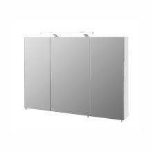 Peegelkapp LED-valgustusega DORINA 100x16xH71cm, valge läige