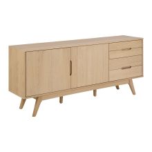 Sideboard MARTE 180x40xH75cm, light oak