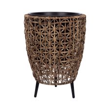 Кашпо WICKER 38x38xH54cm, коричневый
