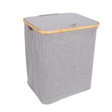 Корзина для белья MAX GREY 45x36xH54см, светло-серый