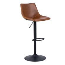 Bar stool OREGON brandy/black