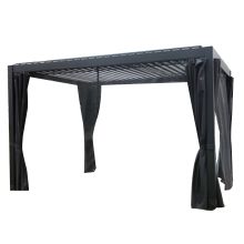 Шатёр MIRADOR 3x4xH2,5м со шторами, темно-серый