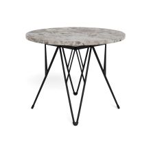 Side table PRUNUS D55xH41,4cm, brown/black