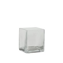 Ваза IN HOME 15x15xH15см, стеклянная, прозрачная