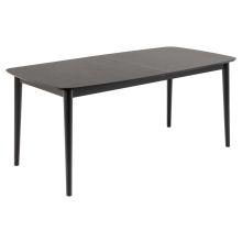 Söögilaud MONTREUX 180/219x90xH75cm, must