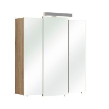 Peegelkapp LED-valgustusega 13-I, 68x20xH73cm, tamm