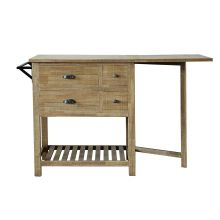 Köögisaar MONACO 85/152.5x60xH95.5cm klapplauaga