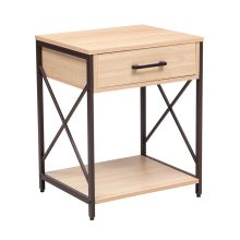 Abilaud/öökapp HEDVIG 48x40xH60cm, saar/must