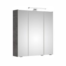 Peegelkapp LED-valgustusega 66-I, 65x16xH70cm, tumehall