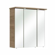 Peegelkapp LED-valgustusega 37-I, 65x20xH72cm, tamm San Remo
