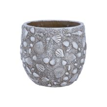 Lillepott SUNNY SHELL D27xH25cm, beež