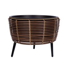 Lillepott WICKER 44x44xH34cm, pruun