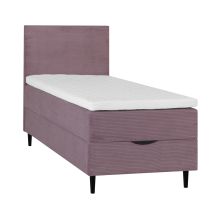 Континентальная кровать LAARA 90x200см, розовaя