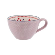 Kruus SEREN H7,7cm 355ml, roosa täpp