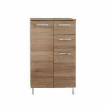 Alumine vannitoakapp 313, 60x33xH100,5cm, tamm