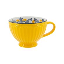 Kruus SEREN H7,7cm 355ml, kollane triip