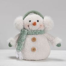 Decoration FUN EKE H26cm, snowman, green