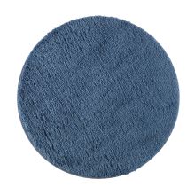 4Living Bath mat Solid 70 cm blue
