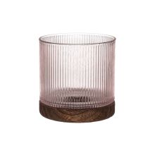 Küünlahoidja FanniK VEKKI D14xH14cm, õrnroosa klaas