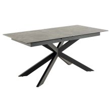 Söögilaud IRWINE 168/210x90xH76cm, must